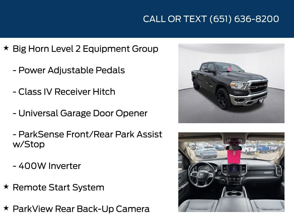2020 RAM 1500 Big Horn/Lone Star