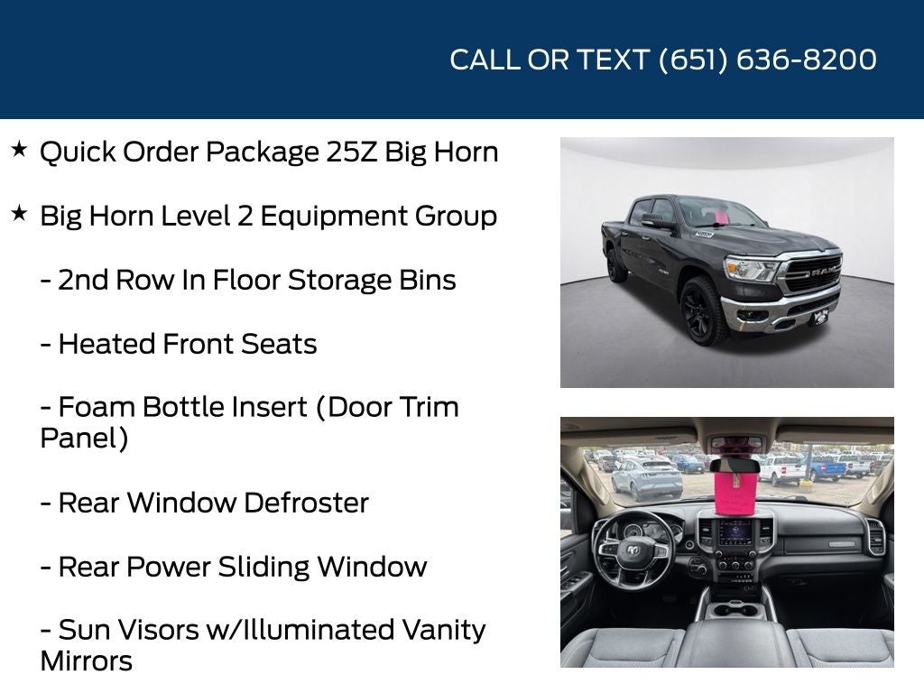2020 RAM 1500 Big Horn/Lone Star