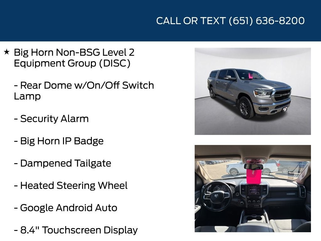 2019 RAM 1500 Big Horn/Lone Star