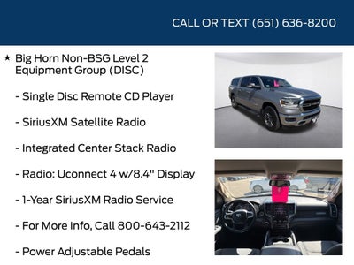 2019 RAM 1500 Big Horn/Lone Star