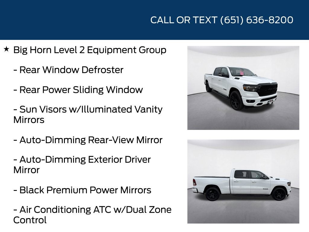 2021 RAM 1500 Big Horn/Lone Star Night Edition