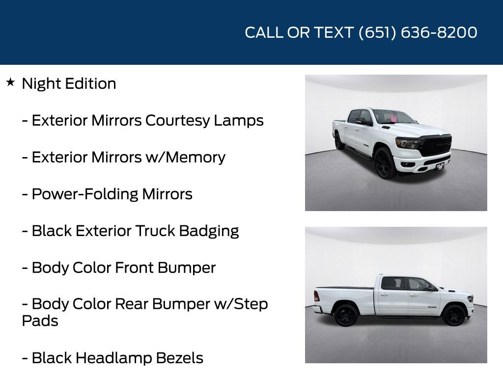 2021 RAM 1500 Big Horn/Lone Star Night Edition