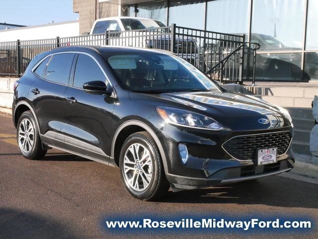 Used 2021 Ford Escape SEL with VIN 1FMCU9H9XMUB05230 for sale in Roseville, Minnesota