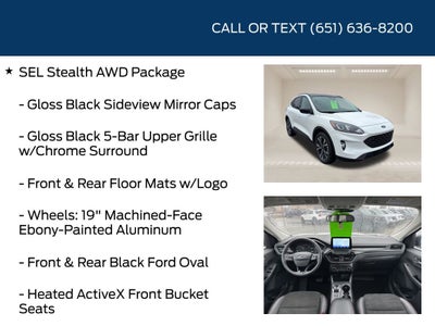 2022 Ford Escape SEL Stealth AWD Package