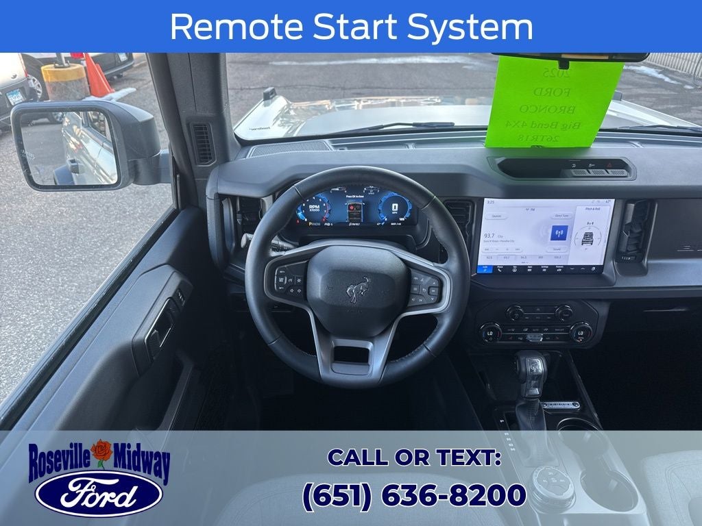 2025 Ford Bronco Big Bend Black Appearance Package