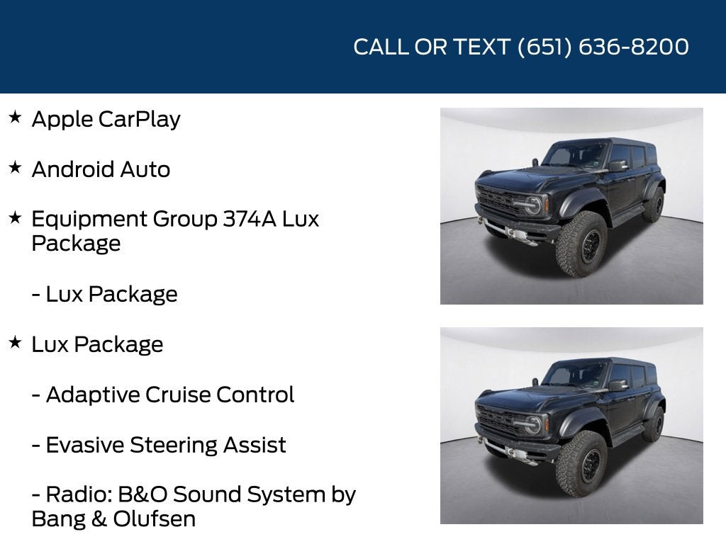 2022 Ford Bronco Raptor
