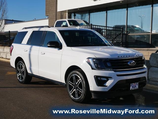 Used 2021 Ford Expedition Limited with VIN 1FMJU2AT0MEA79770 for sale in Roseville, Minnesota