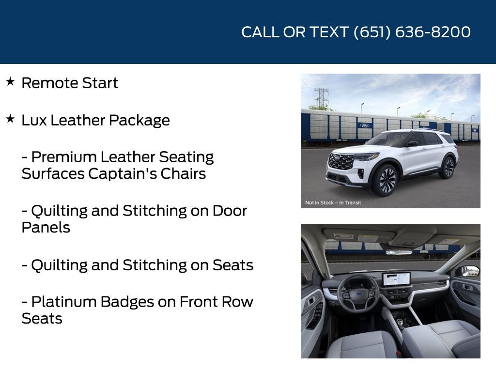 2026 Ford Explorer Platinum