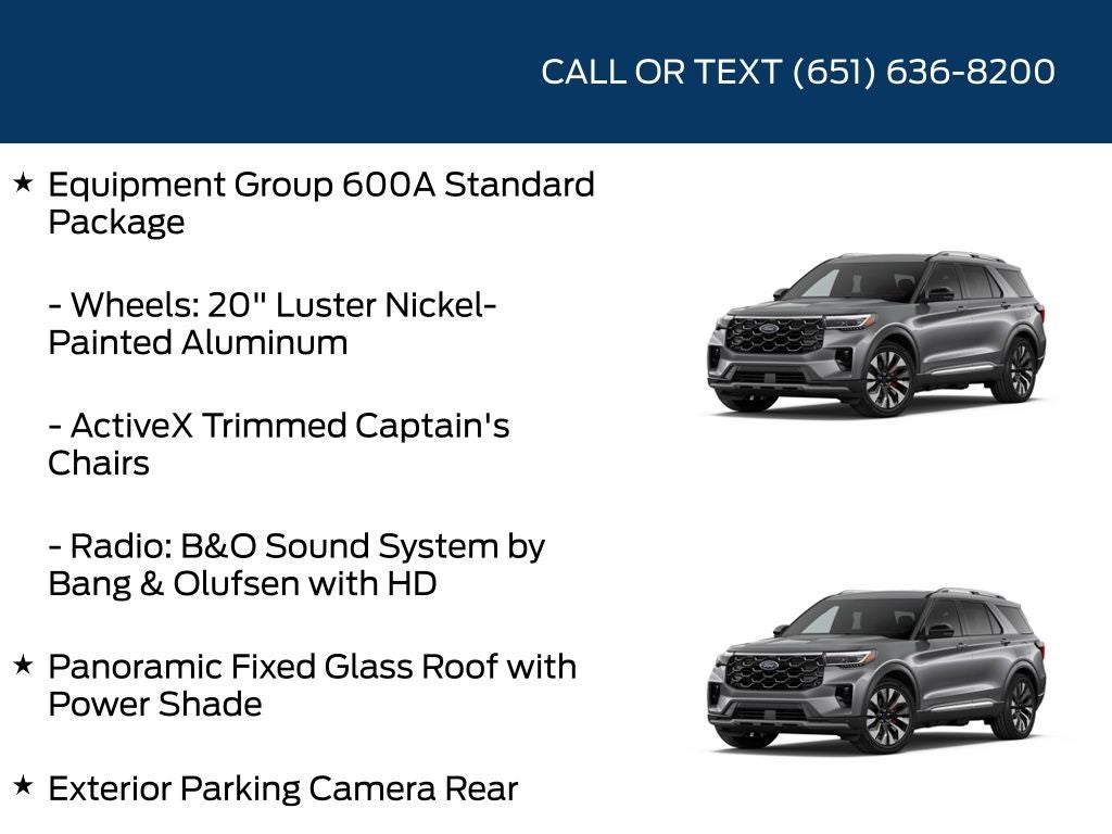 2026 Ford Explorer Platinum