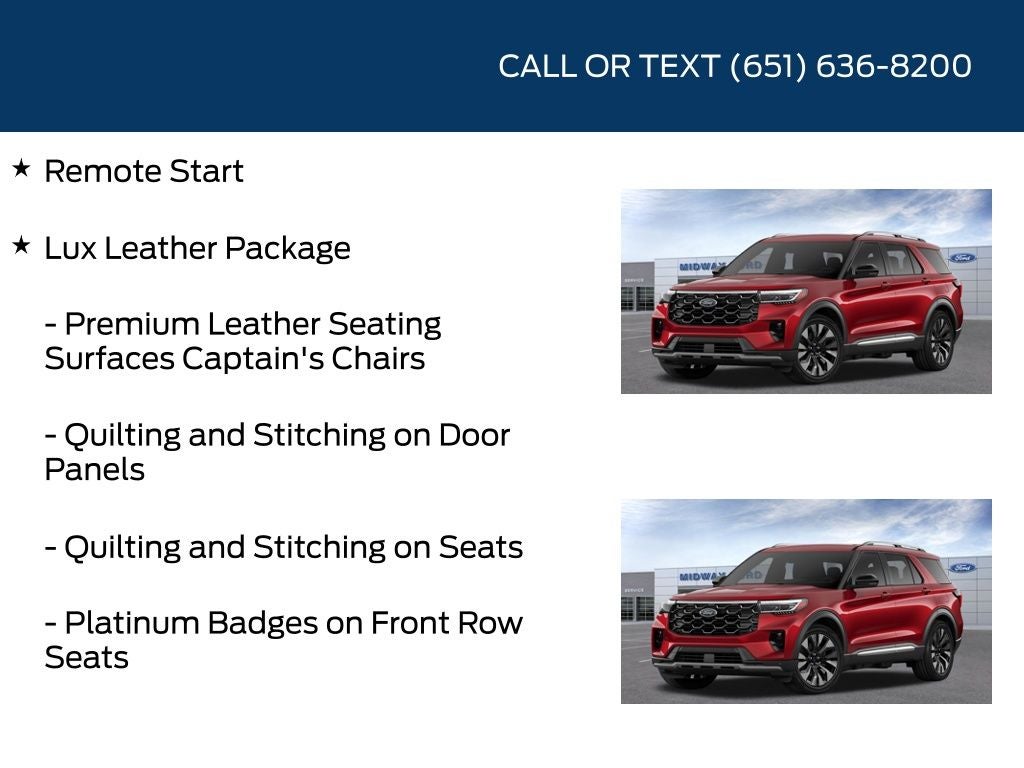 2026 Ford Explorer Platinum