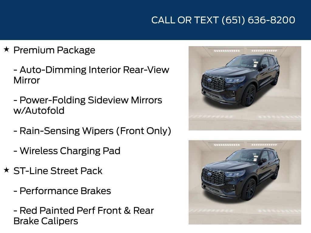 2025 Ford Explorer ST-Line Street Pack