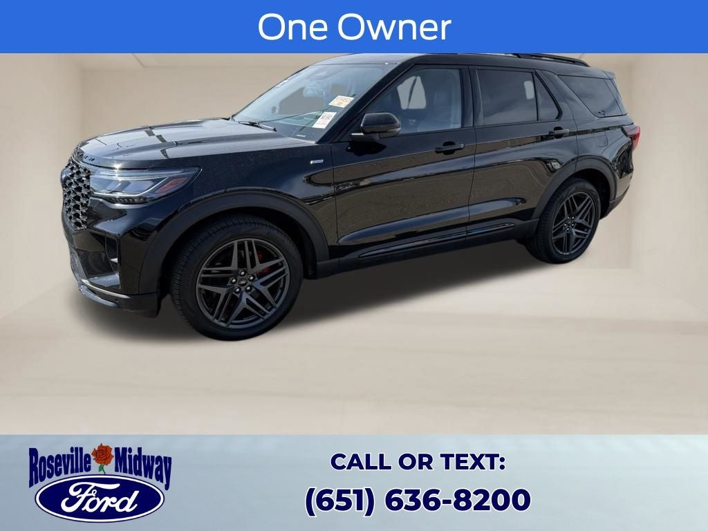Used 2025 Ford Explorer ST-LINE with VIN 1FMUK8KH4SGA02336 for sale in Roseville, Minnesota