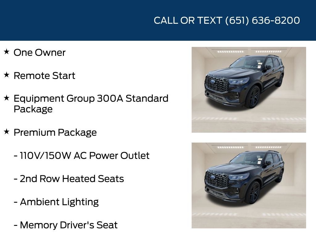 2025 Ford Explorer ST-Line Street Pack