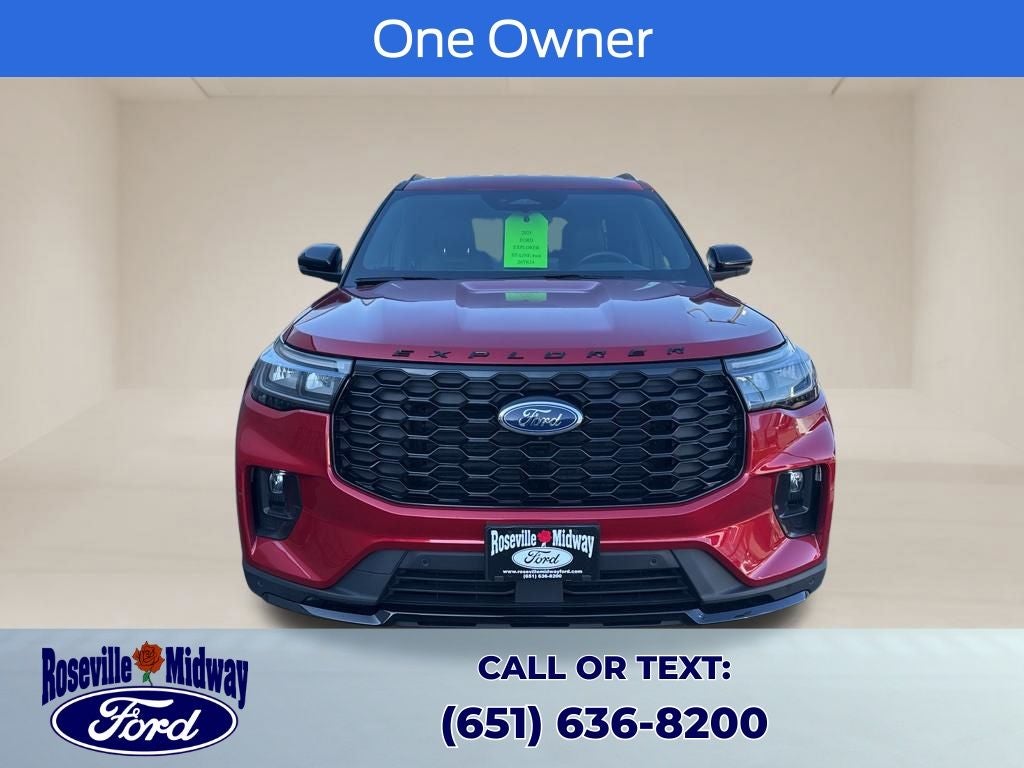 Used 2025 Ford Explorer ST-LINE with VIN 1FMUK8KHXSGA01319 for sale in Roseville, Minnesota