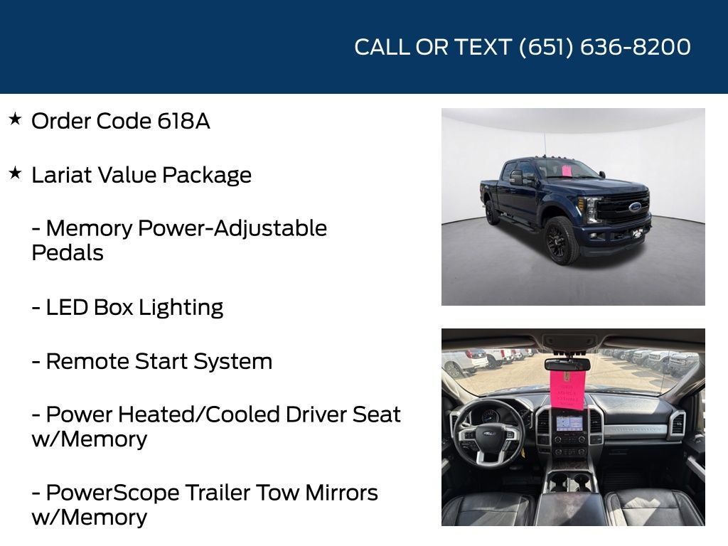 2019 Ford F-350SD Lariat Sport Package