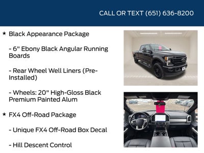 2022 Ford F-350SD Lariat Black Appearance Package