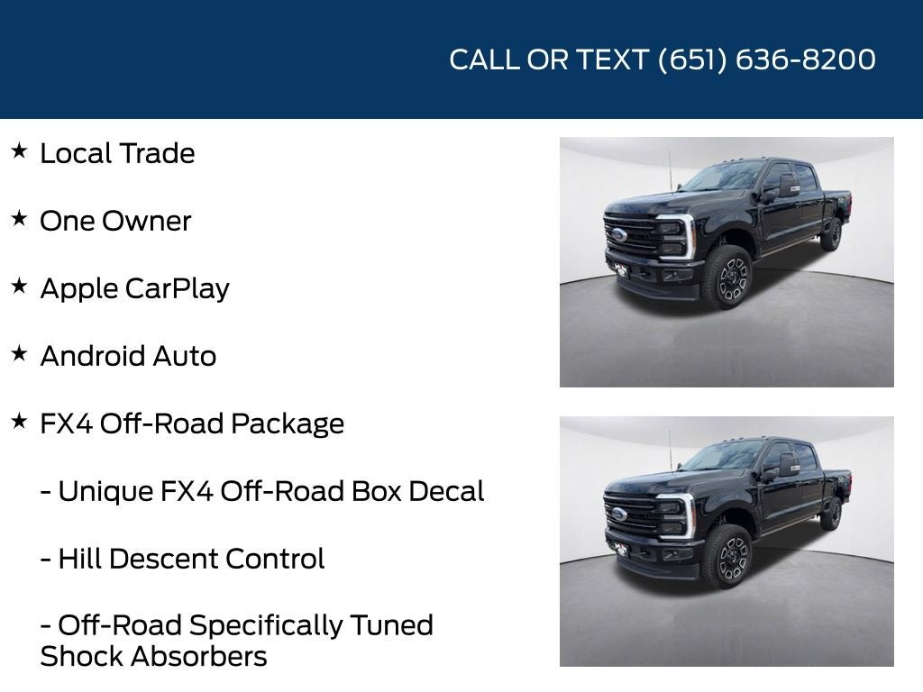 2025 Ford F-350SD Platinum FX4