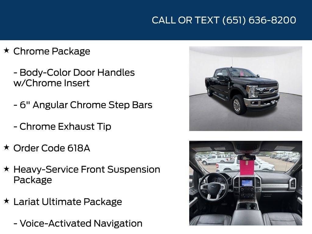 2019 Ford F-350SD Lariat Ultimate Package