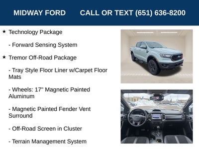 2022 Ford Ranger Lariat Tremor Off-Road Package