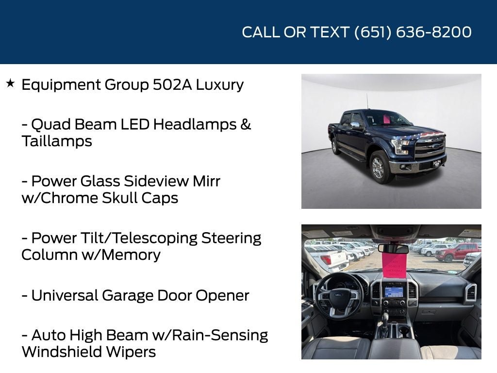 2017 Ford F-150 Lariat Chrome Appearance Package
