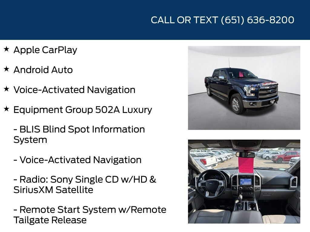 2017 Ford F-150 Lariat Chrome Appearance Package