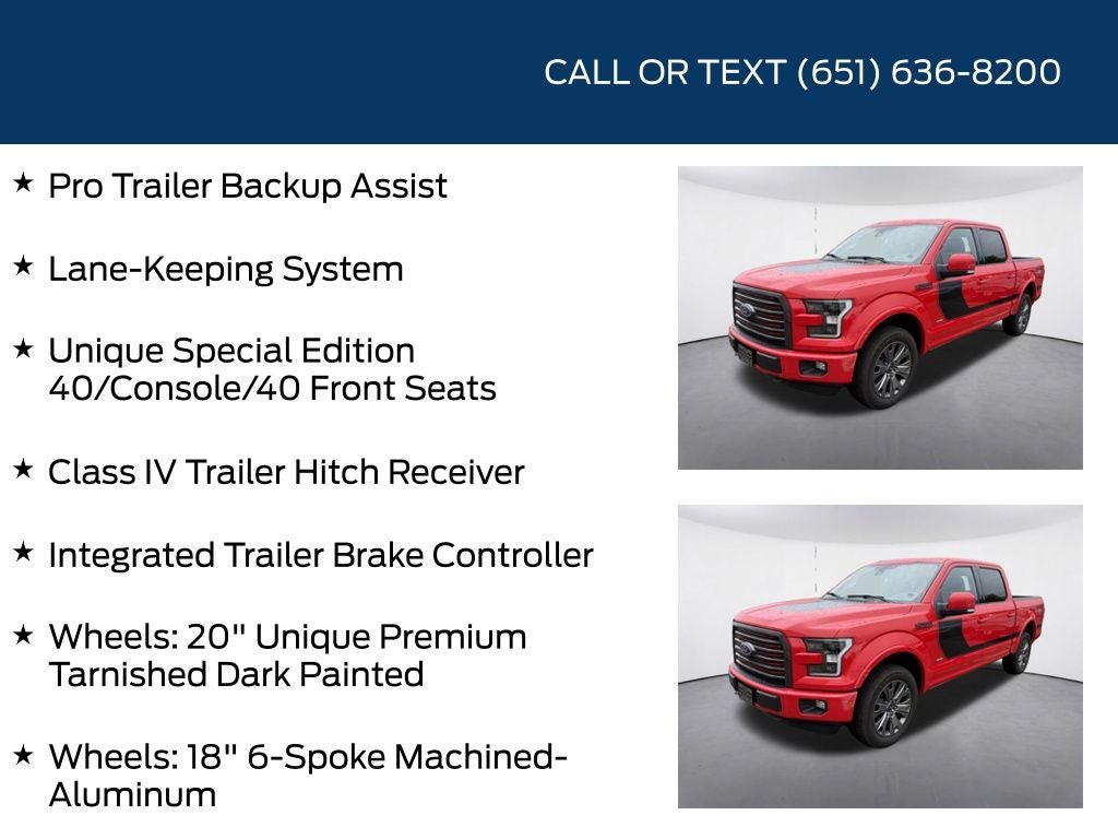 2016 Ford F-150 Lariat Special Edition Package