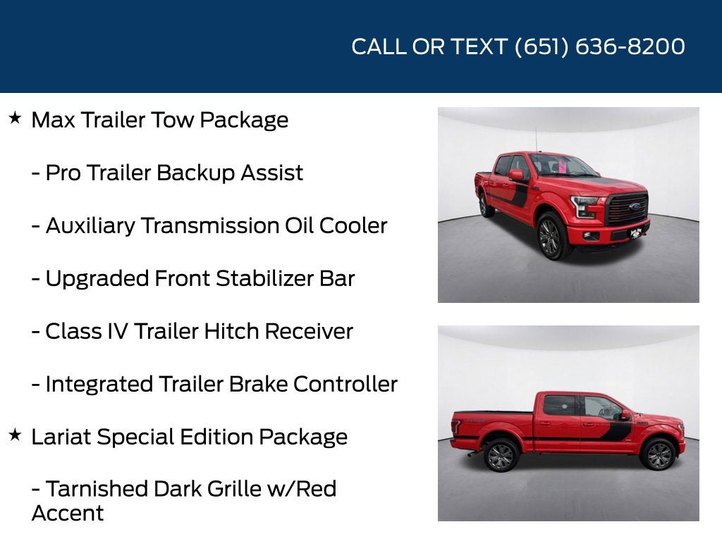 2016 Ford F-150 Lariat Special Edition Package