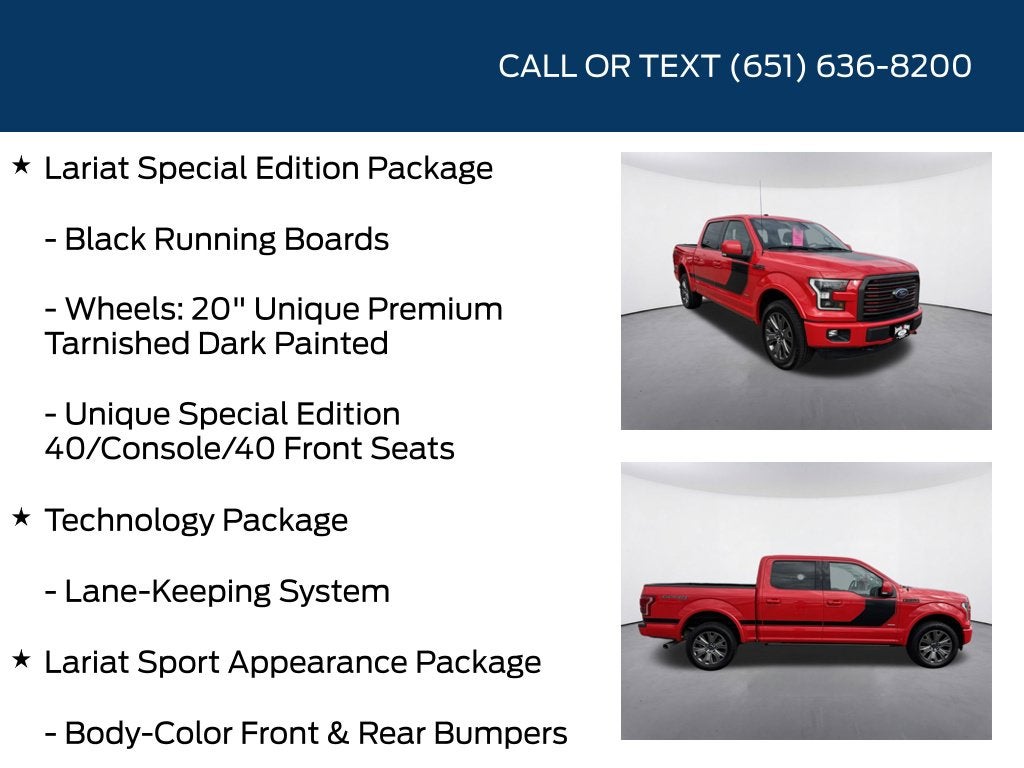 2016 Ford F-150 Lariat Special Edition Package