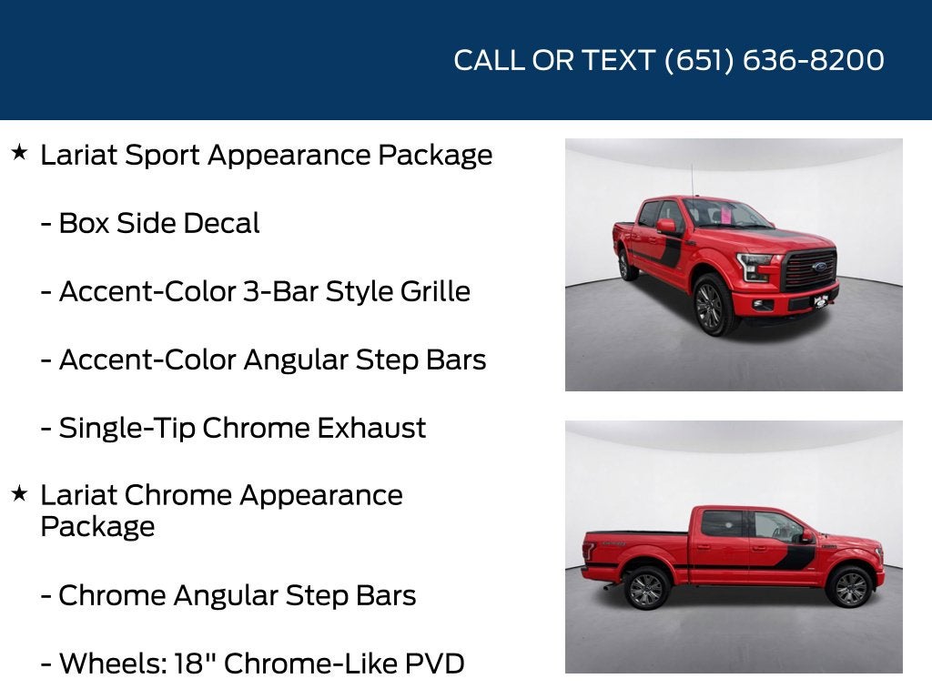 2016 Ford F-150 Lariat Special Edition Package