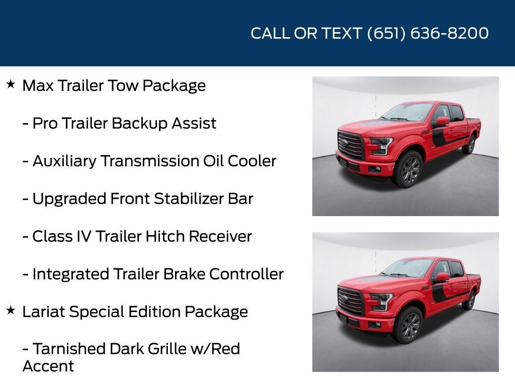 2016 Ford F-150 Lariat Special Edition Package