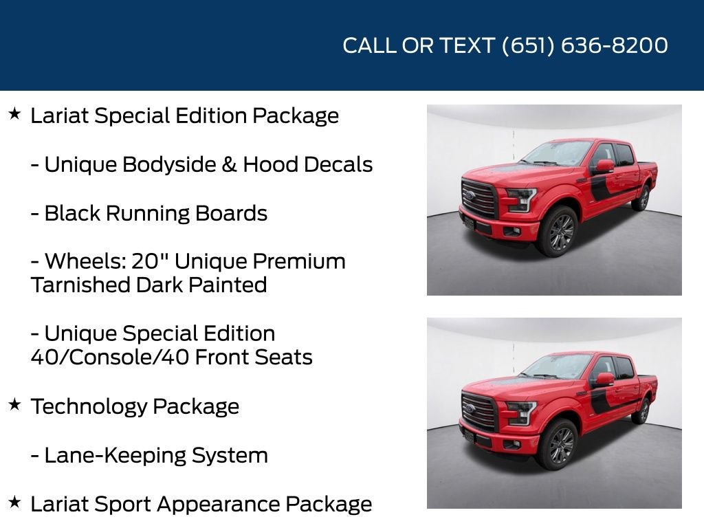 2016 Ford F-150 Lariat Special Edition Package