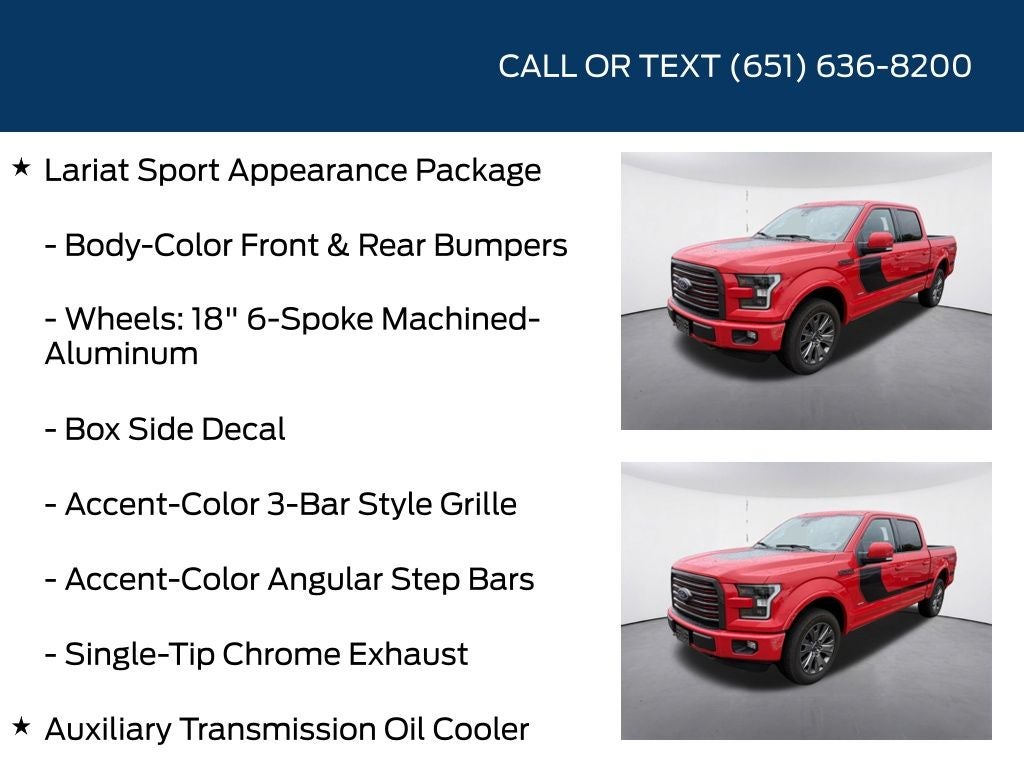 2016 Ford F-150 Lariat Special Edition Package