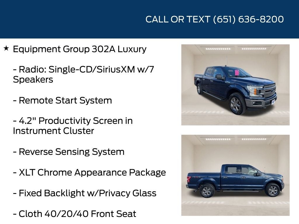 2018 Ford F-150 XLT Chrome Appearance Package