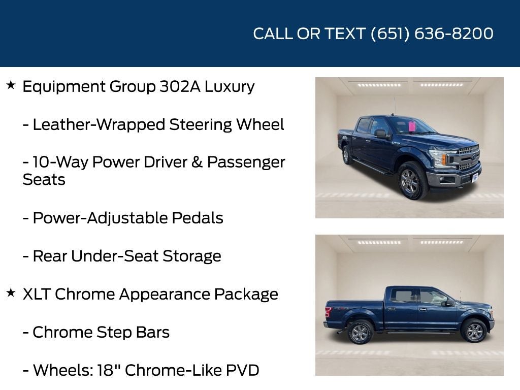 2018 Ford F-150 XLT Chrome Appearance Package