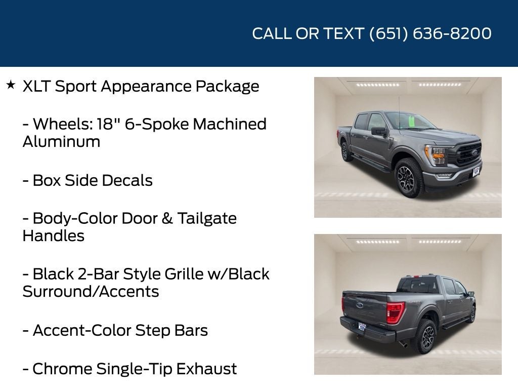 2022 Ford F-150 XLT Sport Appearance Package