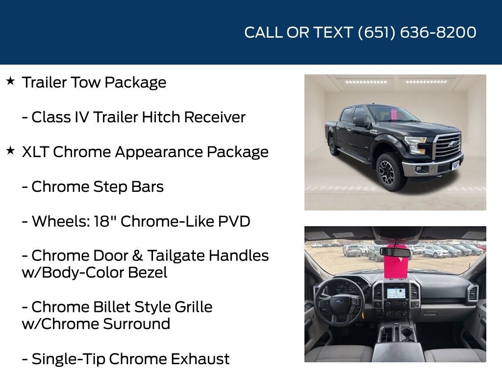 2016 Ford F-150 XLT Chrome Appearance Package