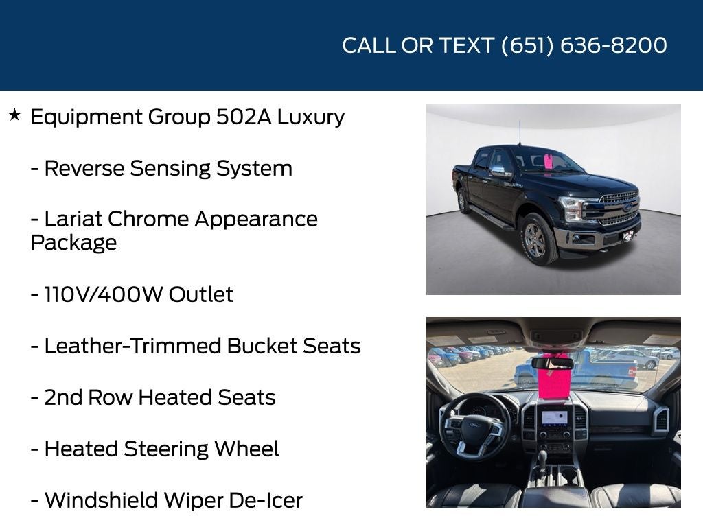 2020 Ford F-150 Lariat Chrome Appearance Package