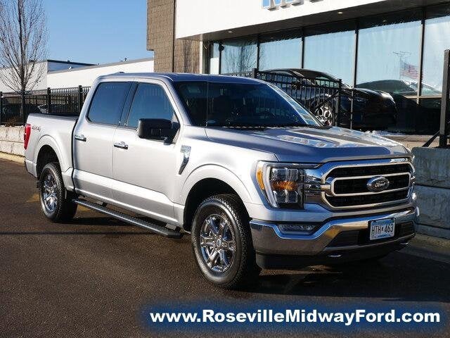 Used 2021 Ford F-150 XLT with VIN 1FTEW1EP8MKD22556 for sale in Roseville, Minnesota