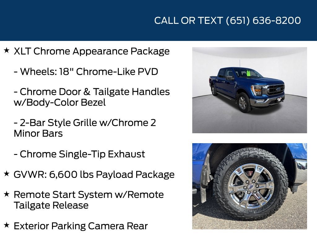 2022 Ford F-150 XLT Chrome Appearance Package