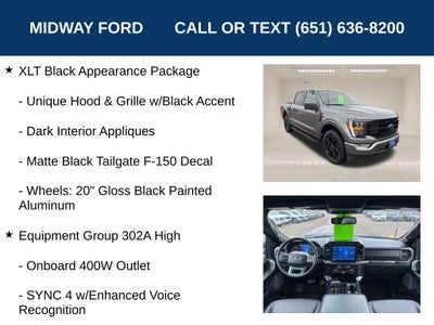 2022 Ford F-150 XLT Black Appearance Package