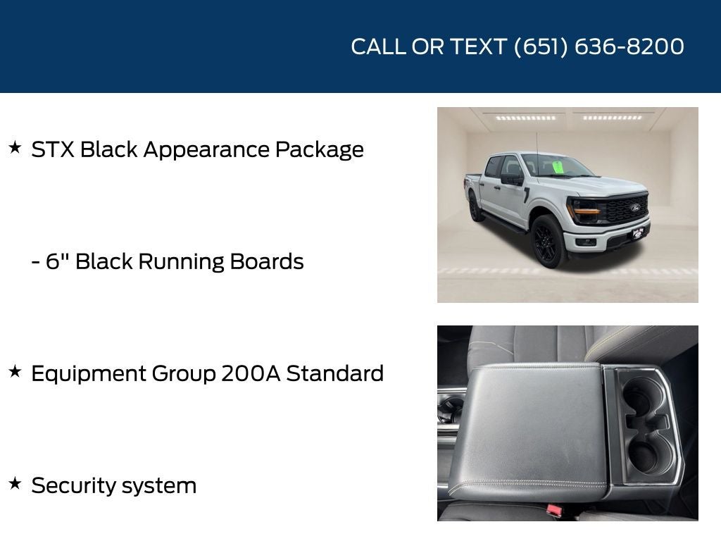 2024 Ford F-150 STX Black Appearance Package