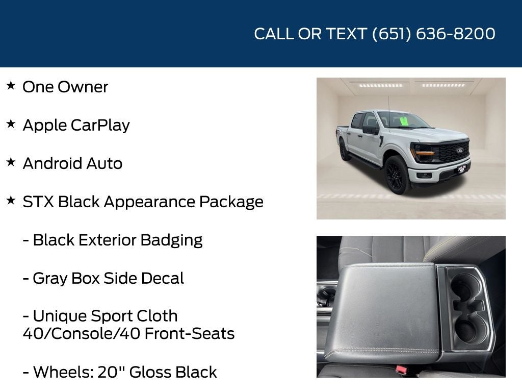 2024 Ford F-150 STX Black Appearance Package
