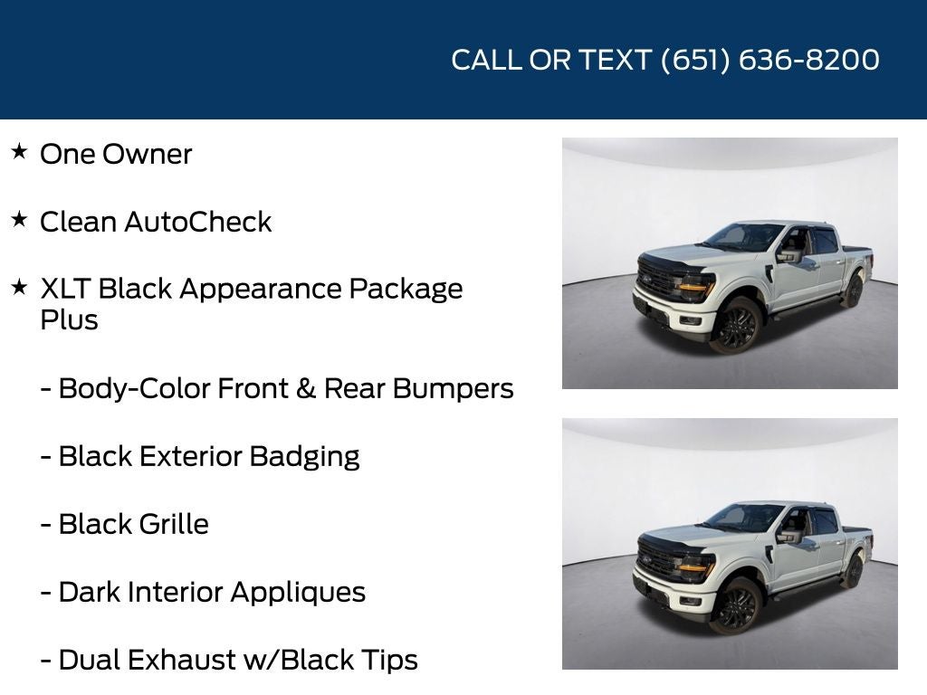 2024 Ford F-150 XLT Black Appearance Package
