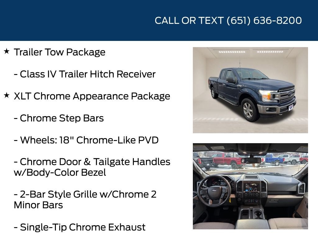 2018 Ford F-150 XLT Chrome Appearance Package