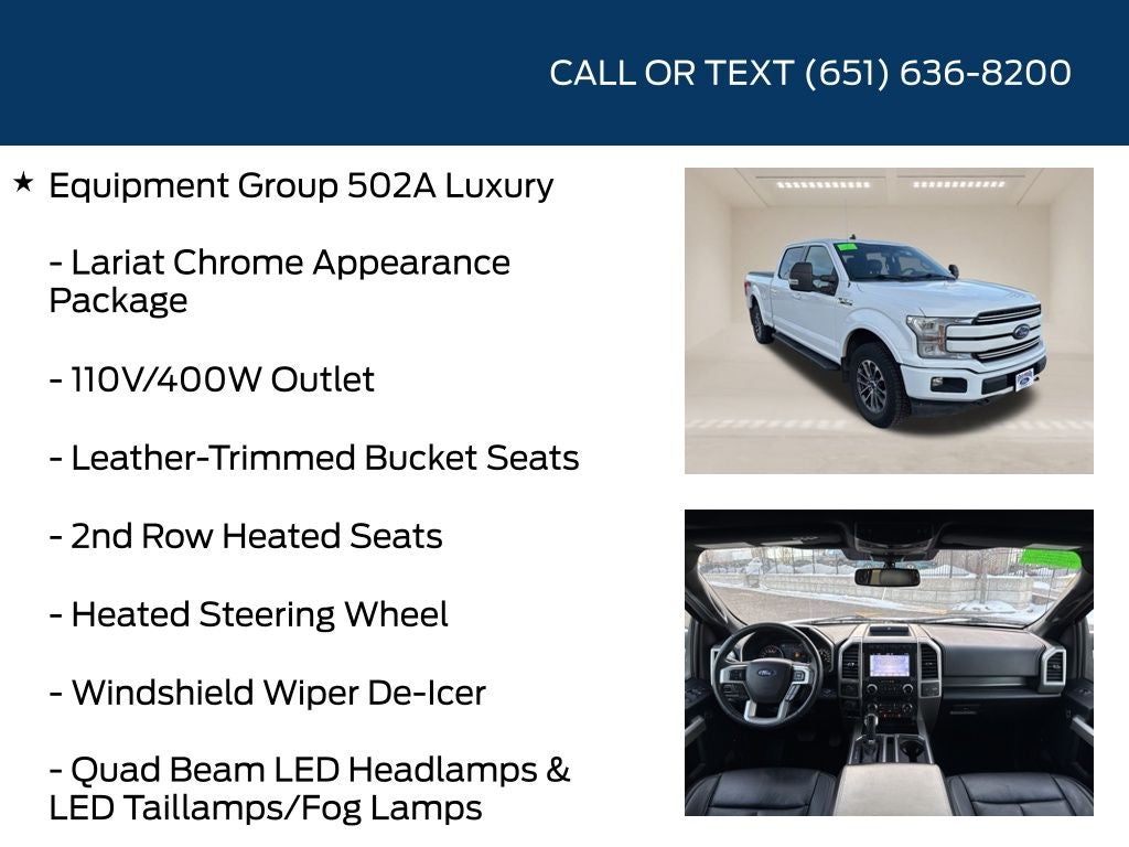 2019 Ford F-150 Lariat Sport Package