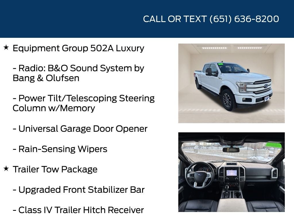 2019 Ford F-150 Lariat Sport Package