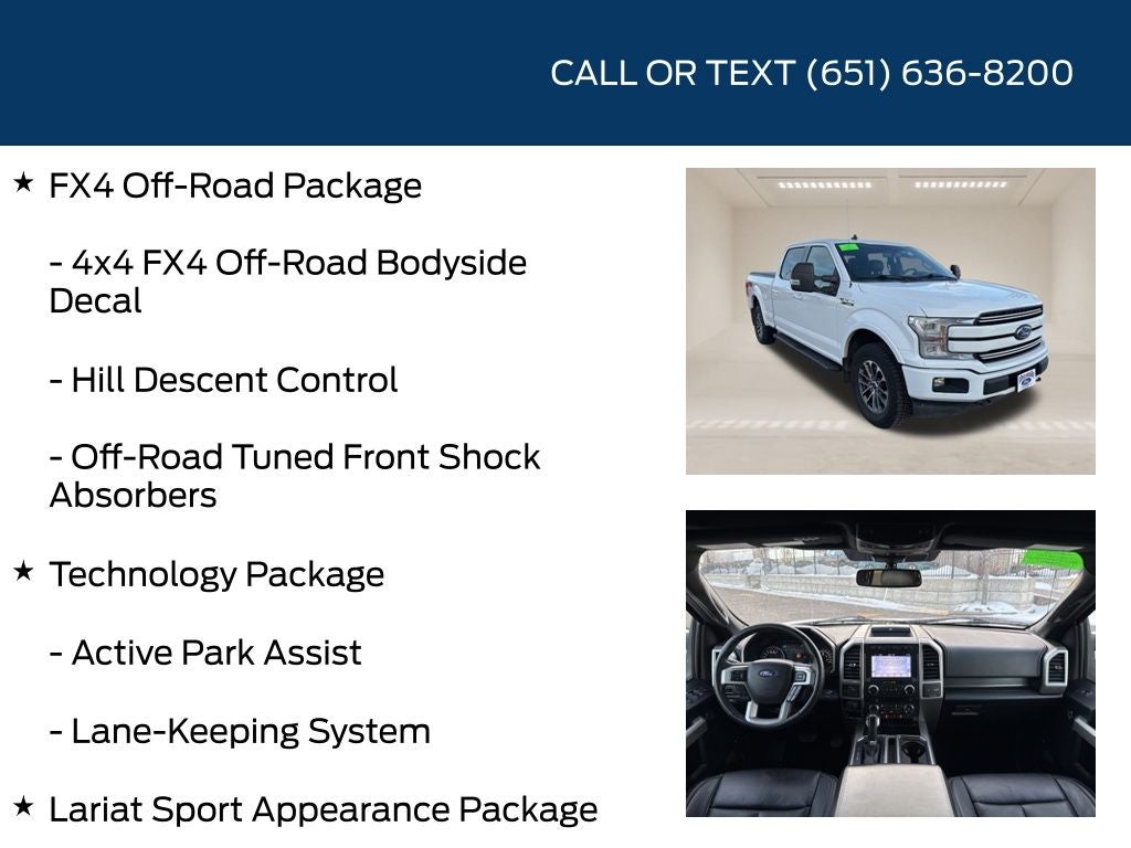 2019 Ford F-150 Lariat Sport Package