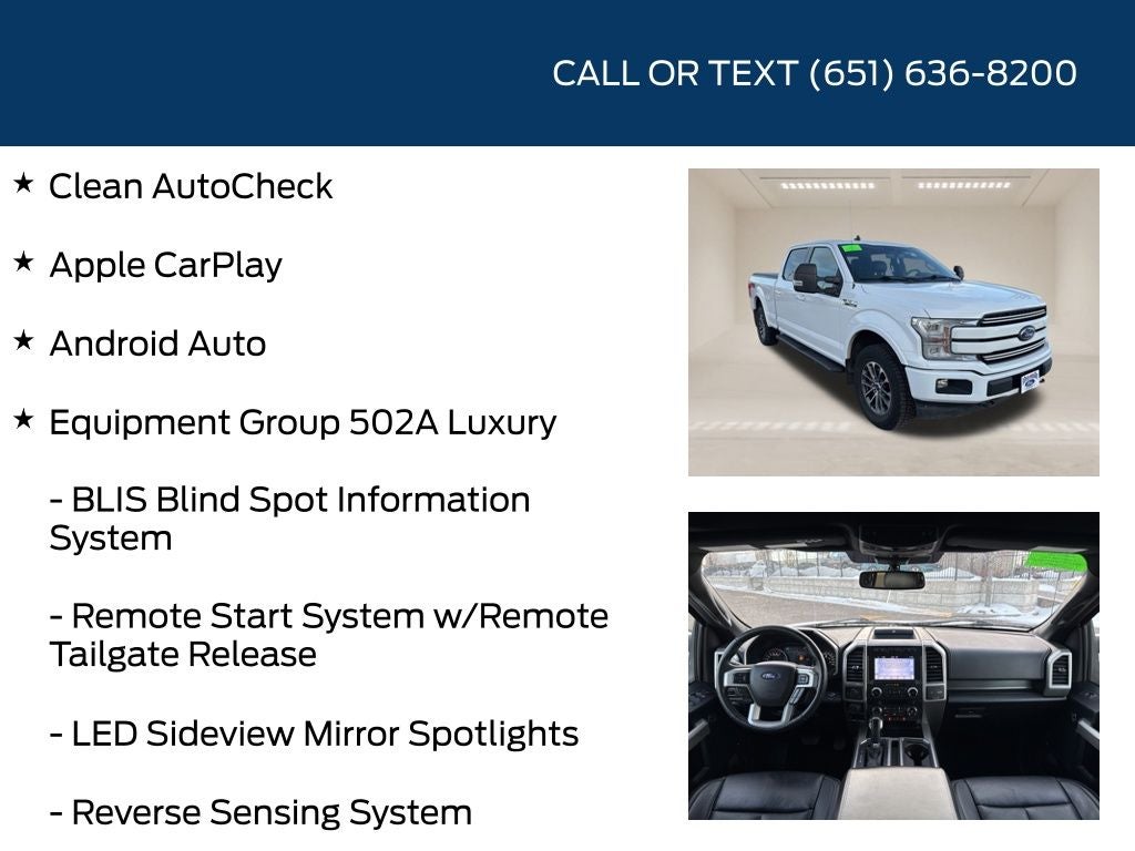 2019 Ford F-150 Lariat Sport Package