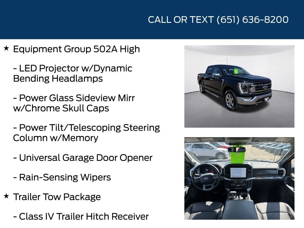 2022 Ford F-150 Lariat Chrome Appearance Package