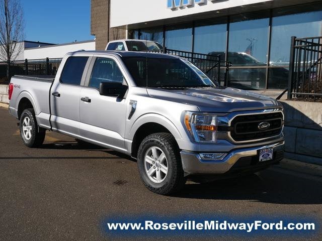 Used 2021 Ford F-150 XLT with VIN 1FTFW1E59MKE28095 for sale in Roseville, Minnesota